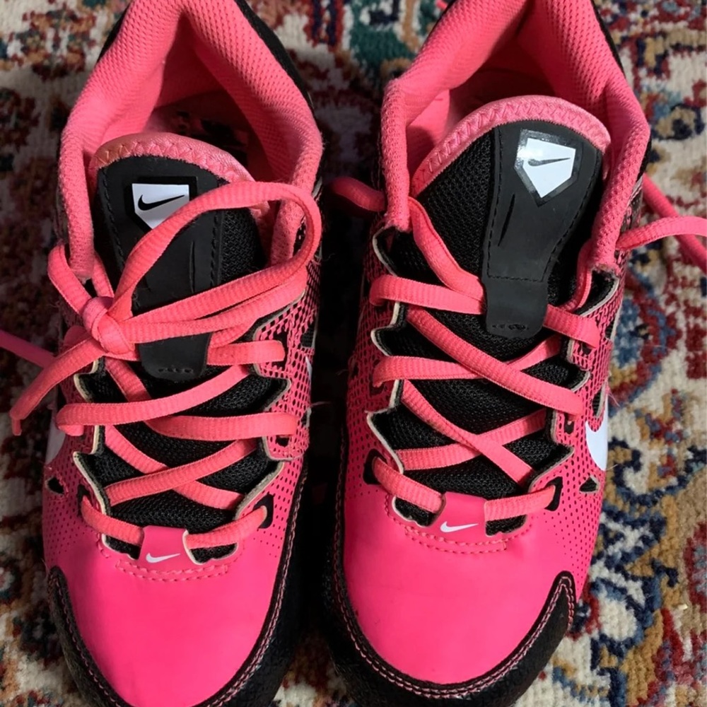 Nike fastflex juniors spike  baseball cute shoes